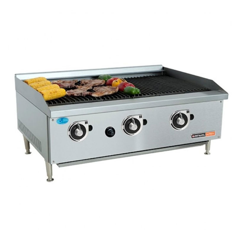 Radiant Lava Rock Gas Grillers 1200 MM