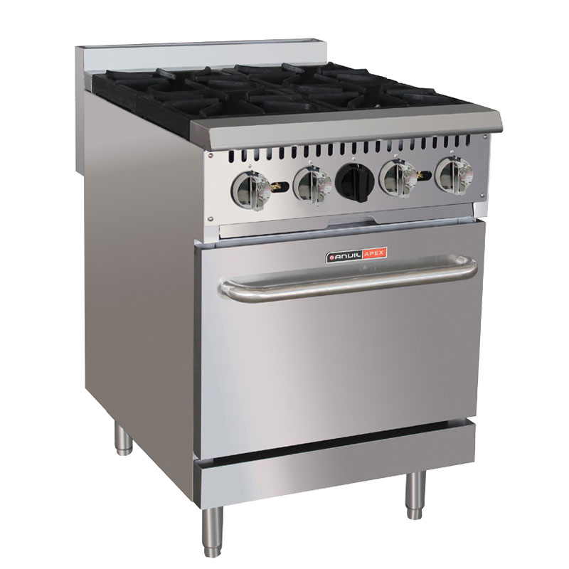 GAS STOVE WITH GAS OVEN 4  BURNERS